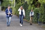 Amsterdam 25 augustus 2018
Martijn Krabbe gaat met zijn zoon achilles en zijn nieuwe vriendin Deborah Wietzes boodschappen doen.