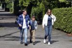 Amsterdam 25 augustus 2018
Martijn Krabbe gaat met zijn zoon achilles en zijn nieuwe vriendin Deborah Wietzes boodschappen doen.