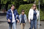 Amsterdam 25 augustus 2018
Martijn Krabbe gaat met zijn zoon achilles en zijn nieuwe vriendin Deborah Wietzes boodschappen doen.