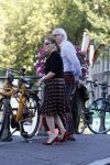 Amsterdam 3 augustus 2018
Matthijs v Heijningen met zijn vrouw in Amsterdam.