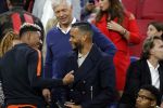 Amsterdam 6 mei 2018
Nederland-Peru 2-1 . Afscheidswedstrijd Wesley Sneijder . Zijn vrouw Yolanthe Sneijder Cabau en zoons Jessey en Xess Xava zijn natuurlijk aanwezig. Michel Vorm
