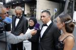 Hilversum 3 september 2018
Telegraaf voetballer van het jaar in studio 21. Hakim Ziyech kwam met zijn moeder en Manager Mustapha Nakhli.