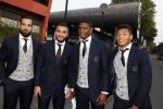 Hilversum 3 september 2018
Telegraaf voetballer van het jaar in studio 21. Lamprou Labyad .. en Neres