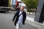 Hilversum 28 augustus 2018
Patrick Lodiers op weg naar zijn werk op het mediapark.