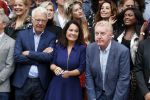 Hilversum 28 augustus 2018
Najaarspresentatie NPO op het mediapark.
Paul Witteman en Dionne de Graaff en Andre v Duin