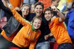 Amsterdam 6 mei 2018
Nederland-Peru 2-1 . Afscheidswedstrijd Wesley Sneijder . Zijn vrouw Yolanthe Sneijder Cabau en zoons Jessey en Xess Xava zijn natuurlijk aanwezig.