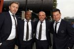 Hilversum 3 september 2018
Telegraaf voetballer van het jaar in studio 21. Richard Witschge Aron Winter Alfred Schreuder en Carlo Lâ€™ami