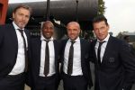 Hilversum 3 september 2018
Telegraaf voetballer van het jaar in studio 21. Richard Witschge Aron Winter Alfred Schreuder en Carlo Lâ€™ami