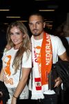 Amsterdam 6 mei 2018
Nederland-Peru 2-1 . Afscheidswedstrijd Wesley Sneijder . Zijn vrouw Yolanthe Sneijder Cabau en zoons Jessey en Xess Xava zijn natuurlijk aanwezig. Rodney Sneijder met zijn vriendin