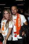 Amsterdam 6 mei 2018
Nederland-Peru 2-1 . Afscheidswedstrijd Wesley Sneijder . Zijn vrouw Yolanthe Sneijder Cabau en zoons Jessey en Xess Xava zijn natuurlijk aanwezig. Rodney Sneijder met zijn vriendin