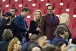 Amsterdam 6 mei 2018
Nederland-Peru 2-1 . Afscheidswedstrijd Wesley Sneijder . Zijn vrouw Yolanthe Sneijder Cabau en zoons Jessey en Xess Xava zijn natuurlijk aanwezig. Frank en Helen de Boer en broer Ronald
