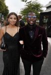 Hilversum 3 september 2018
Telegraaf voetballer van het jaar in studio 21. Royston Drenthe met vrouw
