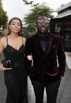 Hilversum 3 september 2018
Telegraaf voetballer van het jaar in studio 21. Royston Drenthe met vrouw