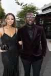 Hilversum 3 september 2018
Telegraaf voetballer van het jaar in studio 21. Royston Drenthe met vrouw