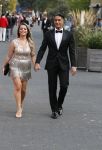 Hilversum 3 september 2018
Telegraaf voetballer van het jaar in studio 21. Serdar Gozubuyuk met vrouw