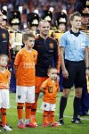 Amsterdam 6 mei 2018
Nederland-Peru 2-1 . Afscheidswedstrijd Wesley Sneijder . Zijn vrouw Yolanthe Sneijder Cabau en zoons Jessey en Xess Xava zijn natuurlijk aanwezig.