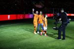Amsterdam 6 mei 2018
Nederland-Peru 2-1 . Afscheidswedstrijd Wesley Sneijder . Zijn vrouw Yolanthe Sneijder Cabau en zoons Jessey en Xess Xava zijn natuurlijk aanwezig.
