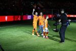 Amsterdam 6 mei 2018
Nederland-Peru 2-1 . Afscheidswedstrijd Wesley Sneijder . Zijn vrouw Yolanthe Sneijder Cabau en zoons Jessey en Xess Xava zijn natuurlijk aanwezig.