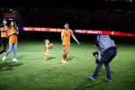 Amsterdam 6 mei 2018
Nederland-Peru 2-1 . Afscheidswedstrijd Wesley Sneijder . Zijn vrouw Yolanthe Sneijder Cabau en zoons Jessey en Xess Xava zijn natuurlijk aanwezig.