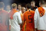 Amsterdam 6 mei 2018
Nederland-Peru 2-1 . Afscheidswedstrijd Wesley Sneijder . Zijn vrouw Yolanthe Sneijder Cabau en zoons Jessey en Xess Xava zijn natuurlijk aanwezig.
