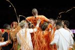 Amsterdam 6 mei 2018
Nederland-Peru 2-1 . Afscheidswedstrijd Wesley Sneijder . Zijn vrouw Yolanthe Sneijder Cabau en zoons Jessey en Xess Xava zijn natuurlijk aanwezig.