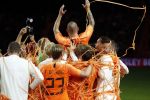 Amsterdam 6 mei 2018
Nederland-Peru 2-1 . Afscheidswedstrijd Wesley Sneijder . Zijn vrouw Yolanthe Sneijder Cabau en zoons Jessey en Xess Xava zijn natuurlijk aanwezig.