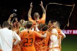 Amsterdam 6 mei 2018
Nederland-Peru 2-1 . Afscheidswedstrijd Wesley Sneijder . Zijn vrouw Yolanthe Sneijder Cabau en zoons Jessey en Xess Xava zijn natuurlijk aanwezig.