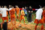 Amsterdam 6 mei 2018
Nederland-Peru 2-1 . Afscheidswedstrijd Wesley Sneijder . Zijn vrouw Yolanthe Sneijder Cabau en zoons Jessey en Xess Xava zijn natuurlijk aanwezig.