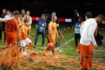 Amsterdam 6 mei 2018
Nederland-Peru 2-1 . Afscheidswedstrijd Wesley Sneijder . Zijn vrouw Yolanthe Sneijder Cabau en zoons Jessey en Xess Xava zijn natuurlijk aanwezig.