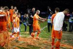 Amsterdam 6 mei 2018
Nederland-Peru 2-1 . Afscheidswedstrijd Wesley Sneijder . Zijn vrouw Yolanthe Sneijder Cabau en zoons Jessey en Xess Xava zijn natuurlijk aanwezig.
