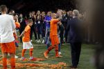 Amsterdam 6 mei 2018
Nederland-Peru 2-1 . Afscheidswedstrijd Wesley Sneijder . Zijn vrouw Yolanthe Sneijder Cabau en zoons Jessey en Xess Xava zijn natuurlijk aanwezig.