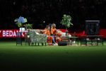 Amsterdam 6 mei 2018
Nederland-Peru 2-1 . Afscheidswedstrijd Wesley Sneijder . Zijn vrouw Yolanthe Sneijder Cabau en zoons Jessey en Xess Xava zijn natuurlijk aanwezig.