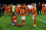 Amsterdam 6 mei 2018
Nederland-Peru 2-1 . Afscheidswedstrijd Wesley Sneijder . Zijn vrouw Yolanthe Sneijder Cabau en zoons Jessey en Xess Xava zijn natuurlijk aanwezig.