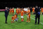 Amsterdam 6 mei 2018
Nederland-Peru 2-1 . Afscheidswedstrijd Wesley Sneijder . Zijn vrouw Yolanthe Sneijder Cabau en zoons Jessey en Xess Xava zijn natuurlijk aanwezig.