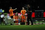 Amsterdam 6 mei 2018
Nederland-Peru 2-1 . Afscheidswedstrijd Wesley Sneijder . Zijn vrouw Yolanthe Sneijder Cabau en zoons Jessey en Xess Xava zijn natuurlijk aanwezig. Andre Hazes zong voor Wesley