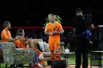 Amsterdam 6 mei 2018
Nederland-Peru 2-1 . Afscheidswedstrijd Wesley Sneijder . Zijn vrouw Yolanthe Sneijder Cabau en zoons Jessey en Xess Xava zijn natuurlijk aanwezig. Andre Hazes zong voor Wesley