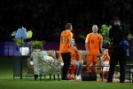 Amsterdam 6 mei 2018
Nederland-Peru 2-1 . Afscheidswedstrijd Wesley Sneijder . Zijn vrouw Yolanthe Sneijder Cabau en zoons Jessey en Xess Xava zijn natuurlijk aanwezig. Andre Hazes zong voor Wesley