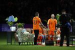 Amsterdam 6 mei 2018
Nederland-Peru 2-1 . Afscheidswedstrijd Wesley Sneijder . Zijn vrouw Yolanthe Sneijder Cabau en zoons Jessey en Xess Xava zijn natuurlijk aanwezig. Andre Hazes zong voor Wesley