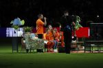 Amsterdam 6 mei 2018
Nederland-Peru 2-1 . Afscheidswedstrijd Wesley Sneijder . Zijn vrouw Yolanthe Sneijder Cabau en zoons Jessey en Xess Xava zijn natuurlijk aanwezig. Andre Hazes zong voor Wesley