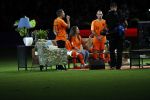 Amsterdam 6 mei 2018
Nederland-Peru 2-1 . Afscheidswedstrijd Wesley Sneijder . Zijn vrouw Yolanthe Sneijder Cabau en zoons Jessey en Xess Xava zijn natuurlijk aanwezig. Andre Hazes zong voor Wesley