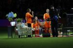 Amsterdam 6 mei 2018
Nederland-Peru 2-1 . Afscheidswedstrijd Wesley Sneijder . Zijn vrouw Yolanthe Sneijder Cabau en zoons Jessey en Xess Xava zijn natuurlijk aanwezig. Andre Hazes zong voor Wesley