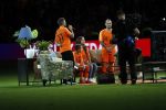 Amsterdam 6 mei 2018
Nederland-Peru 2-1 . Afscheidswedstrijd Wesley Sneijder . Zijn vrouw Yolanthe Sneijder Cabau en zoons Jessey en Xess Xava zijn natuurlijk aanwezig. Andre Hazes zong voor Wesley