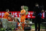 Amsterdam 6 mei 2018
Nederland-Peru 2-1 . Afscheidswedstrijd Wesley Sneijder . Zijn vrouw Yolanthe Sneijder Cabau en zoons Jessey en Xess Xava zijn natuurlijk aanwezig. Andre Hazes zong voor Wesley
