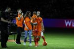 Amsterdam 6 mei 2018
Nederland-Peru 2-1 . Afscheidswedstrijd Wesley Sneijder . Zijn vrouw Yolanthe Sneijder Cabau en zoons Jessey en Xess Xava zijn natuurlijk aanwezig. Andre Hazes zong voor Wesley