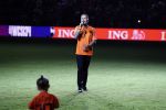 Amsterdam 6 mei 2018
Nederland-Peru 2-1 . Afscheidswedstrijd Wesley Sneijder . Zijn vrouw Yolanthe Sneijder Cabau en zoons Jessey en Xess Xava zijn natuurlijk aanwezig.