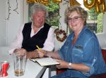 Laren, 8 Augustus 2018
Willibrord Frequin samen met Catherine Keyl