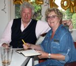 Laren, 8 Augustus 2018
Willibrord Frequin samen met Catherine Keyl
