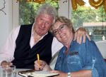 Laren, 8 Augustus 2018
Willibrord Frequin samen met Catherine Keyl