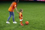 Amsterdam 6 mei 2018
Nederland-Peru 2-1 . Afscheidswedstrijd Wesley Sneijder . Zijn vrouw Yolanthe Sneijder Cabau en zoons Jessey en Xess Xava zijn natuurlijk aanwezig.