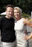 Hilversum 27 augustus 2019
Najaarspresentatie NPO op het mediapark. Anita Witzier met haar man Michiel